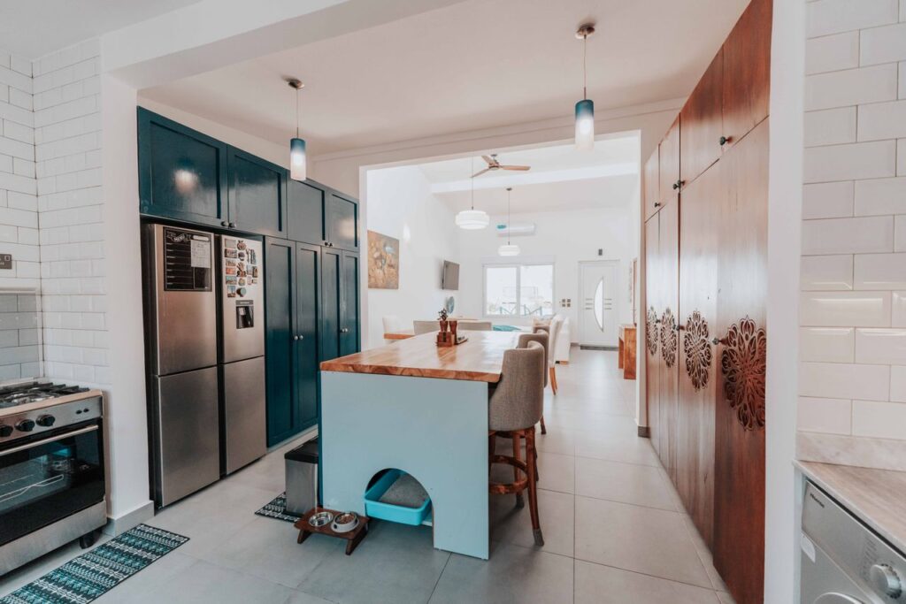 kitchen cupboards painted before after
